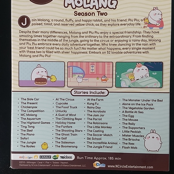 Molang Season 2 DVD Factory Sealed - Picture 3 of 8